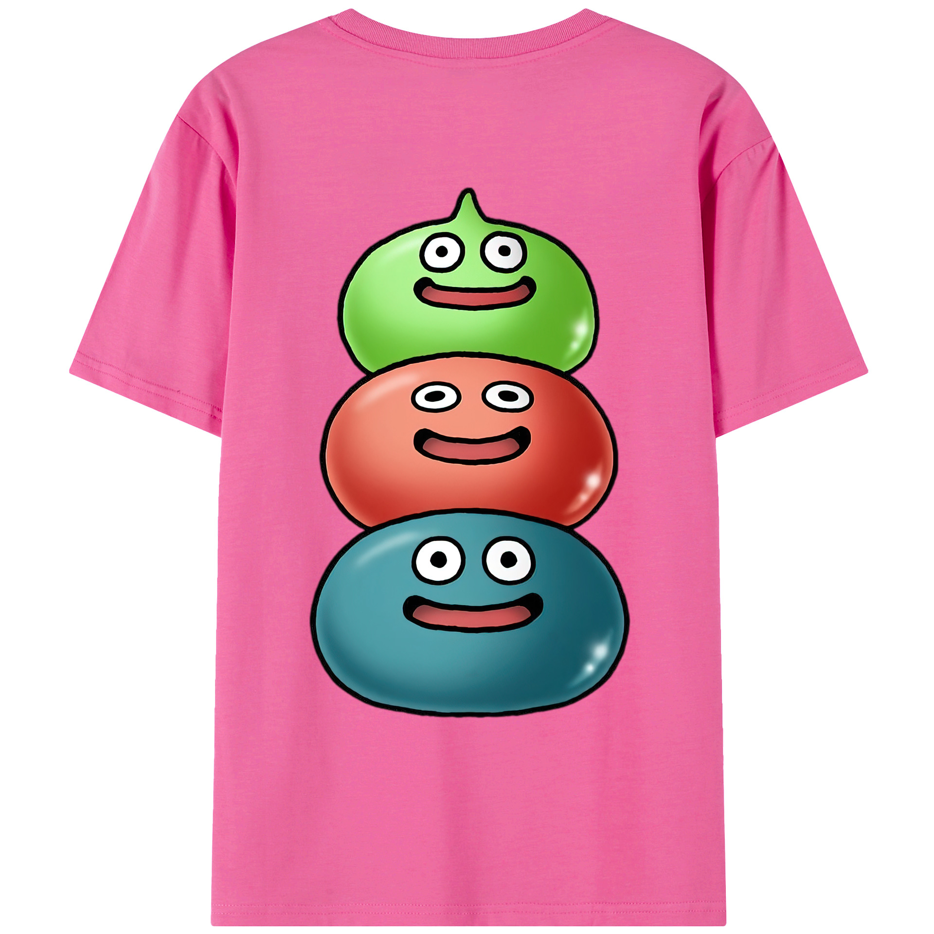 （画像用） ドラゴンクエスト Doragon Kuesuto Dragon Quest レディース半袖Tシャツ(バックプリント)